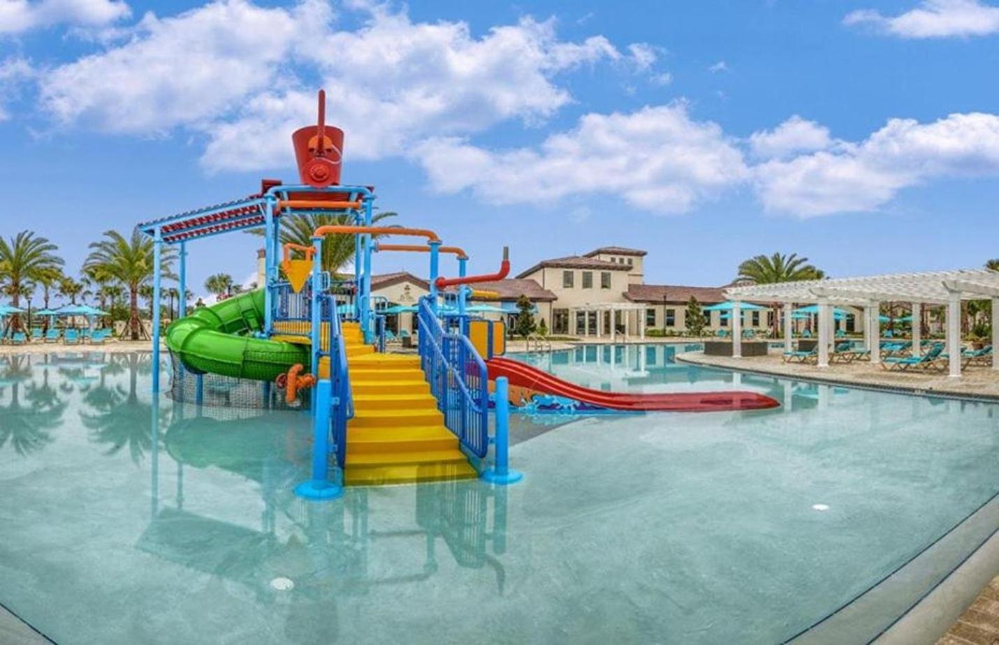 Large Villa Wprivate Pool Game Room Waterpark Kissimmee Exteriör bild