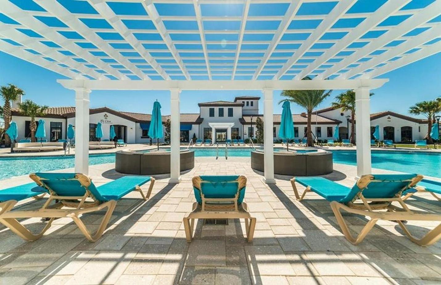 Large Villa Wprivate Pool Game Room Waterpark Kissimmee Exteriör bild